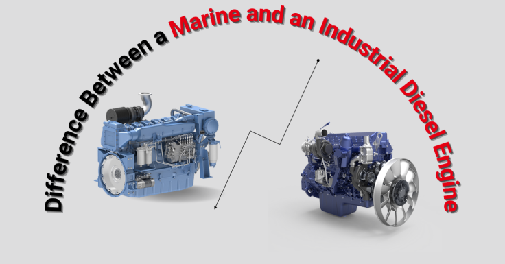 What Is the Difference Between a Marine and an Industrial Diesel Engine?